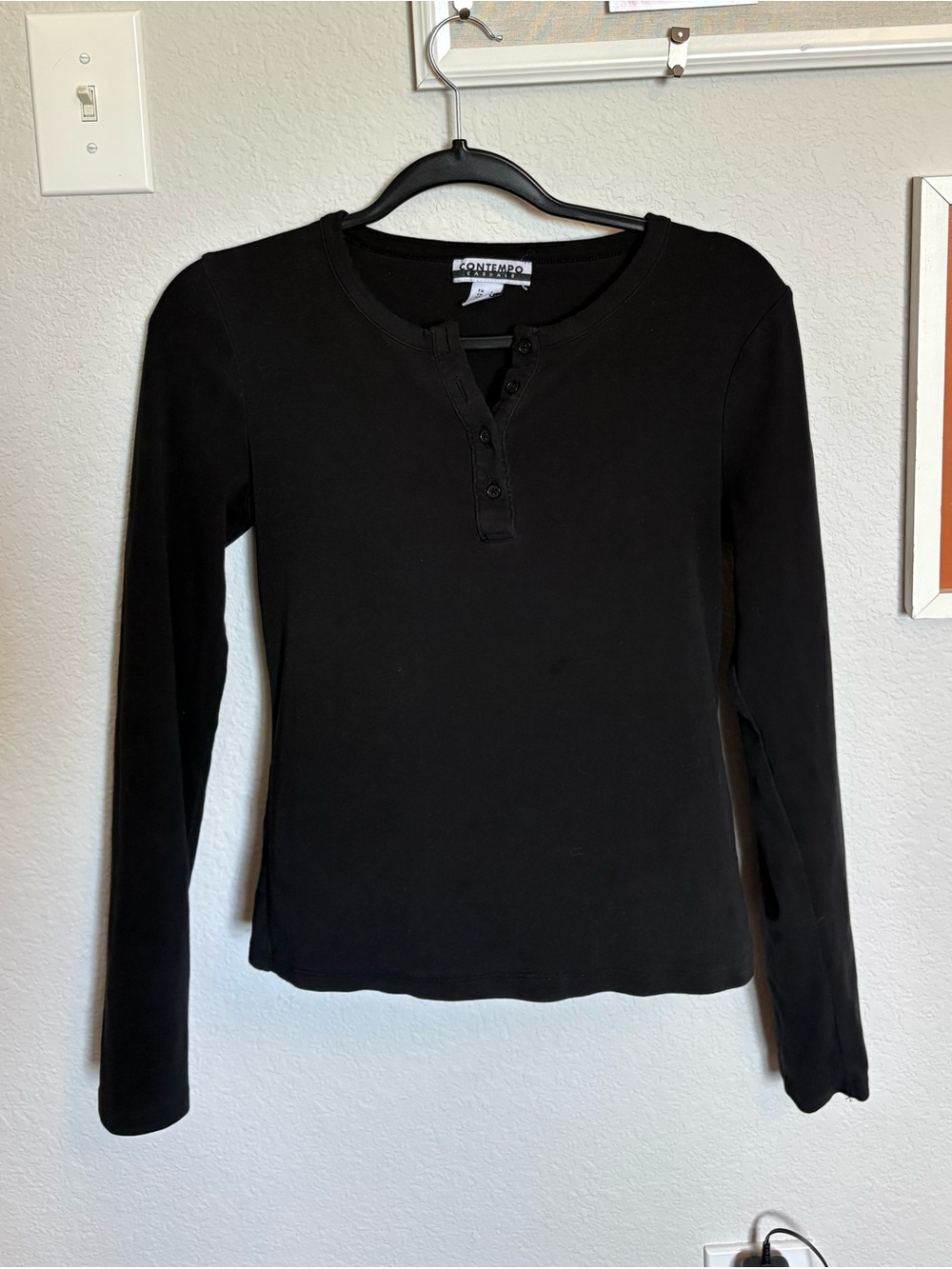 Basic Long Sleeve Button-Up